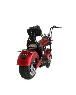 Электрический скутер Ikingi Chopper красный