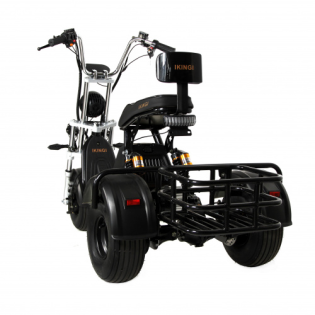 Трехколесный электроскутер Ikingi X1 Pro Trike черный