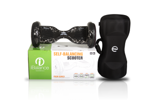 Гироскутер iBalance Prem Series 10.5 дюймов с приложением, черная молния
