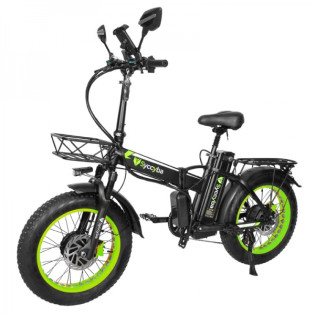 Электровелосипед Syccyba F10 Зеленые колеса