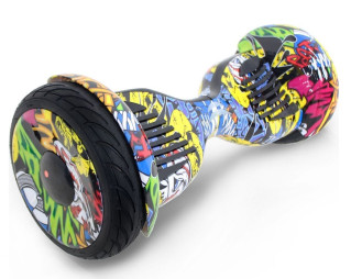 Гироскутер Smart Balance SUV New Premium 10.5 дюймов APP, желтый граффити