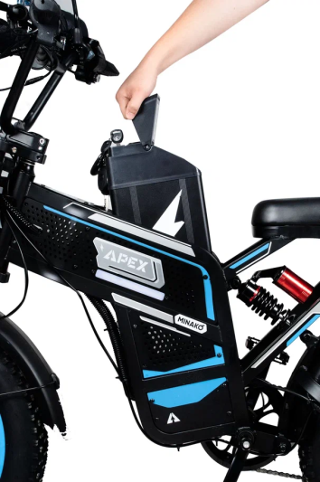 Электровелосипед Minako Apex синий