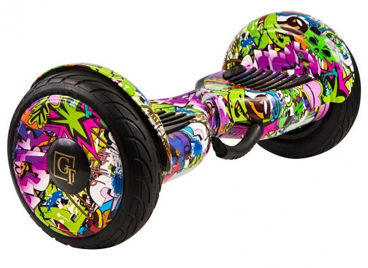 Гироскутер Smart GT PRO AQUA 10.5 APP, фиолетовый граффити