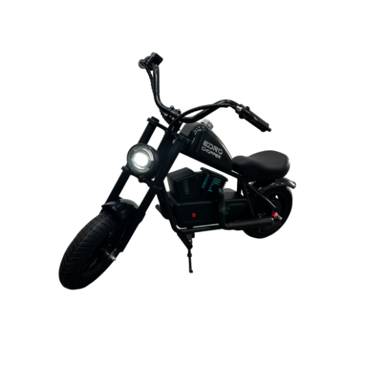 Электромотоцикл детский eDro Chopper Черный