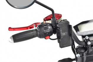 Электроскутер WHITE SIBERIA PRO CITYCOCO 2500W, черный