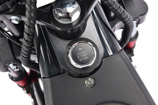 Электроскутер WHITE SIBERIA PRO CITYCOCO 2500W, черный